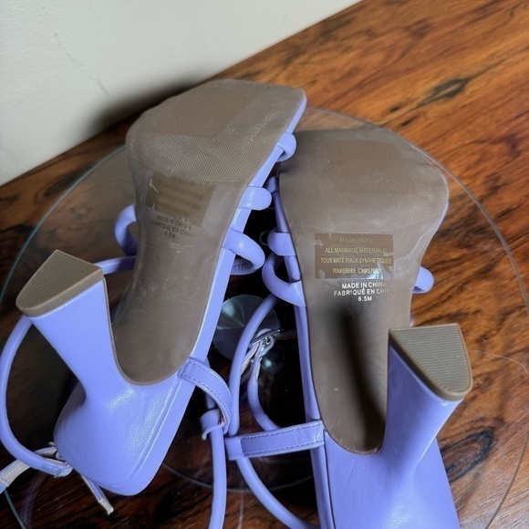 BP. Ashlyn Square Toe Strappy Sandal - purple betta - size 6.5 - Picture 15 of 16